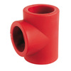 T-piece Series: Red pipe PP-RS Plastic welded sleeve 20mm